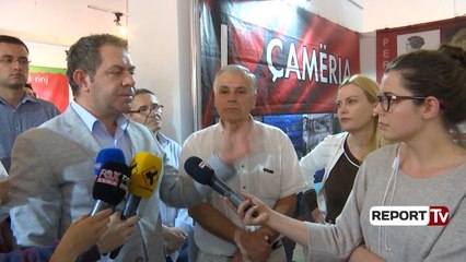 Report TV -  Incidenti me çamët në Panair, reagojnë Arben Kondi, Shpetim Idrizi e Mesila Doda