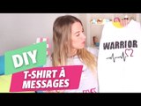 ✿ Fabriquer son propre tee-shirt à message avec Emmy ✿