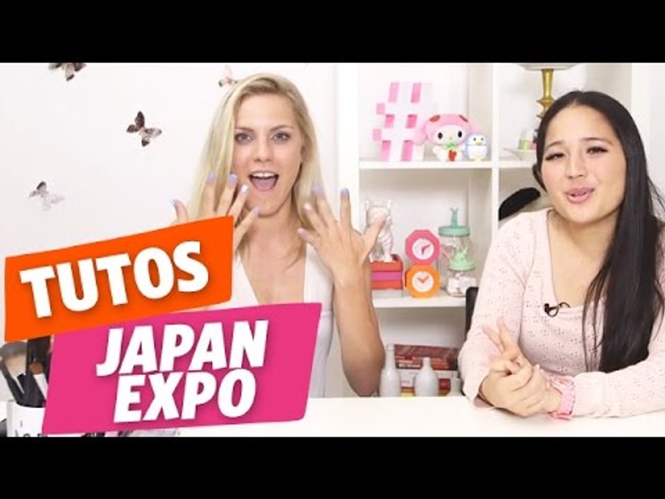 ✿ [Tuto Nail Art #1] - « Japan Expo » avec Yoko et Emy - Nail Art et Make-Up ✿