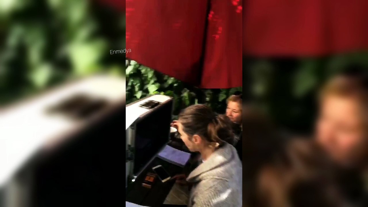 Gizem Karaca Sette Çok Eğlendi! | Gizem Karaca'nın İnstagram Hikayesi