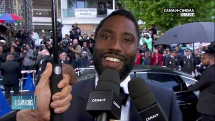 John David Washington "J'ai la même sensation que sur le stade je suis prêt à attaquer"- Cannes 2018
