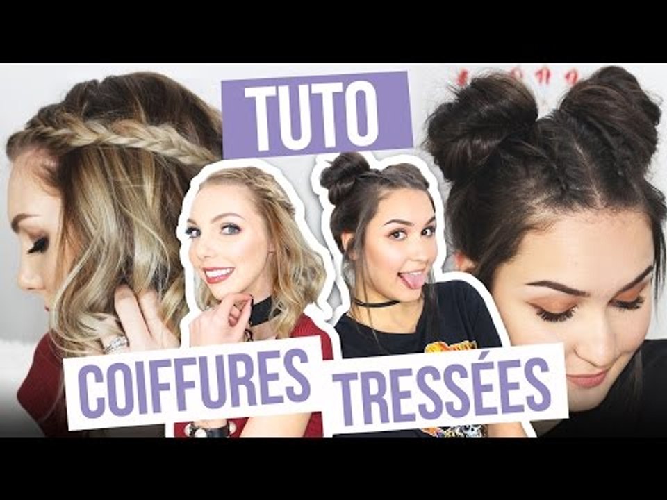TUTO : COIFFURES AVEC DES TRESSES + CONCOURS avec The Doll Beauty et Sandrea26France