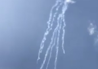 Tear Gas Fired From Drone During Gaza Protests