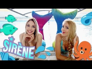 SANDREA DEVIENT SIRÈNE ! avec Claire la Sirène 