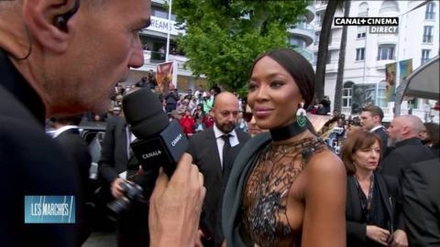 Naomi Campbell Cannes m'a toujours très bien accueilli, c'est un très bel événement - Cannes 2018