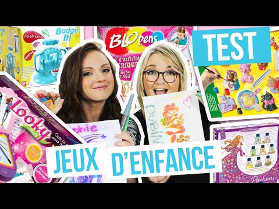 ON TESTE LES JEUX CRÉATIFS DE NOTRE ENFANCE ! avec Sophie Riche et Lola Dubini