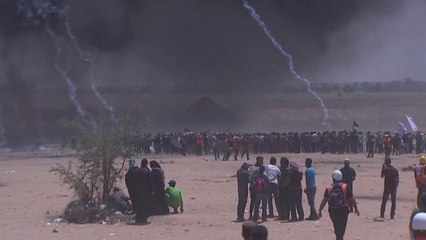 이스라엘군 발포로 팔레스타인인 52명 사망 / YTN