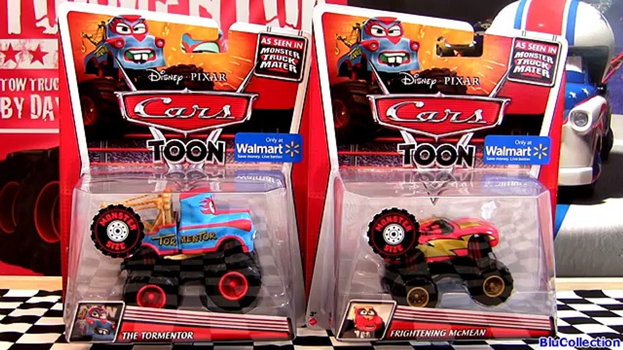 new NEW Monster Truck Mater Cars Toon Tormentor Frightning McMean Disney Pixar Lightning Mcqueen