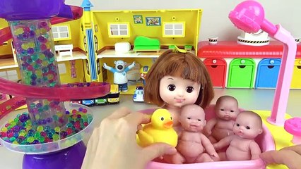 Baby Doll Orbeez bath play and Surprise eggs toys