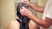 ASMR Long Hair Wash Massage | Shampoo & Conditioner | Wet Scalp Scratching | No Talking