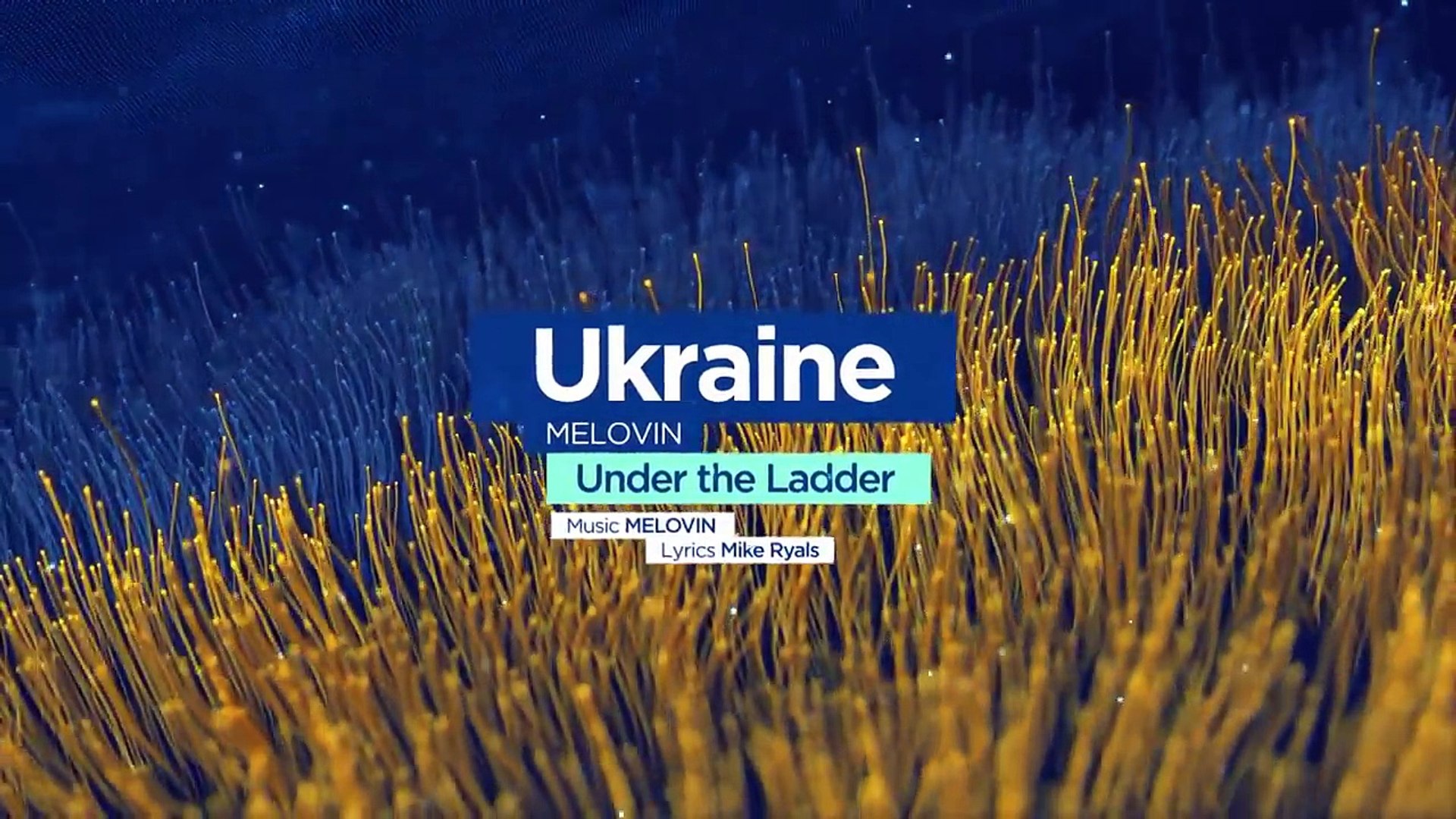 MELOVIN - Under The Ladder - Ukraine - LIVE - Second Semi-Final -  Eurovision 2018 - video Dailymotion