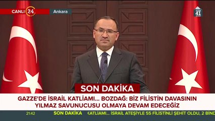 Bekir Bozdağ açıklama yapıyor