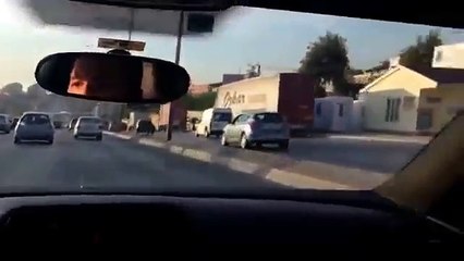 Volkswagen Scirocco ile Makas E-5 D100 Çevreyolu