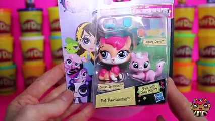 Giant Littlest Pet Shop Play Doh Surprise Egg Sugar Sprinkles | Shopkins LPS Disney Palace Pets