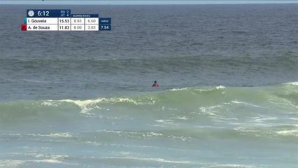 Adrénaline - Surf : Ian Gouveia with an 8.93 Wave vs. A.de Souza
