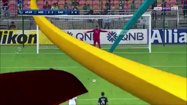 2-2 Baghdad Bounedjah Penalty Goal AFC Asian Champions League 1/8 Final - 15.05...