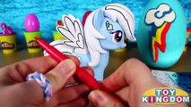 My Little Pony Rainbow Dash Design A Pony   MLP Play Doh Surprise Egg
