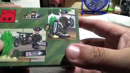 enlighten 비밀요원 군인과 자전거 피규어 레고 짝퉁 장난감 구입 조립기