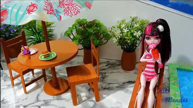 How to make a doll parasol (sunshade umbrella) - miniature crafts DIY