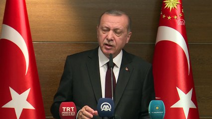 Cumhurbaşkanı Erdoğan: 'Türk düşmanlığını görev addeden bir sürü mankurt tipleri de üzüntüyle takip ediyoruz' - LONDRA