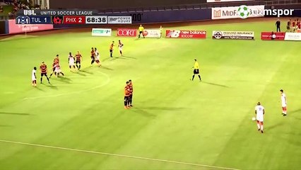 Yok böyle bir frikik golü Drogba adeta ateş etti!