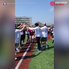 Baseball fan with Down Syndrome has incredible home run trot