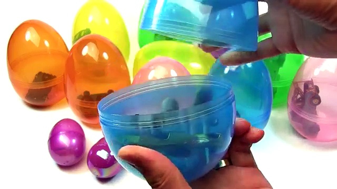 Egg Surprise! Toys from Disney Pixar Cars including Lightning McQueen! Video for Kids