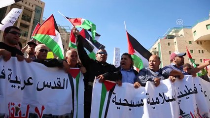 İsrail polisinden Kudüs’teki büyükelçilik protestosuna müdahale - KUDÜS