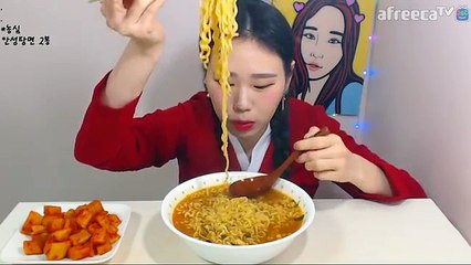 안성탕면 라면 먹방 Mukbang eating show