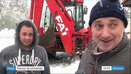 Neige : des flocons en plein printemps