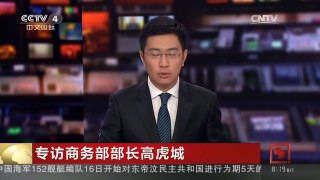 [中国新闻]专访商务部部长高虎城：汇率变化对外贸影响不大