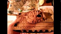 СБОРНЫЕ МОДЕЛИ Покраска модели танка Т-80UDK от Skif / Painting models of the T-80UDK
