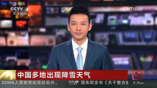 [中国新闻]中国多地出现降雪天气