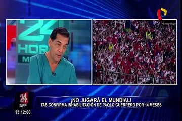 Doctor Julio Grados: “En el caso de Paolo Guerrero no hay apelación posible”