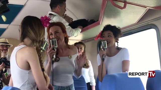 Report TV - Andra n'tren në trenin e linjës Tiranë-Shkodër