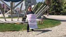 Report TV - Proteston i vetëm në Ditën Ndërkombëtare të Punës, fieraku mesazh Ramës