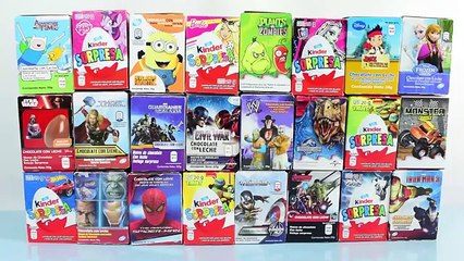 24 Huevos Sorpresa de Mi Villano Favorito, Plantas vs Zombies, Avengers, TMNT | JuguetesYSorpresas
