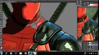 DEADPOOL | Digital Painting | Photoshop | Time Lapse | Tutorial | Speed Drawing