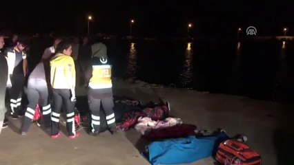 Çanakkale'de Kaçakları Taşıyan Tekne Battı