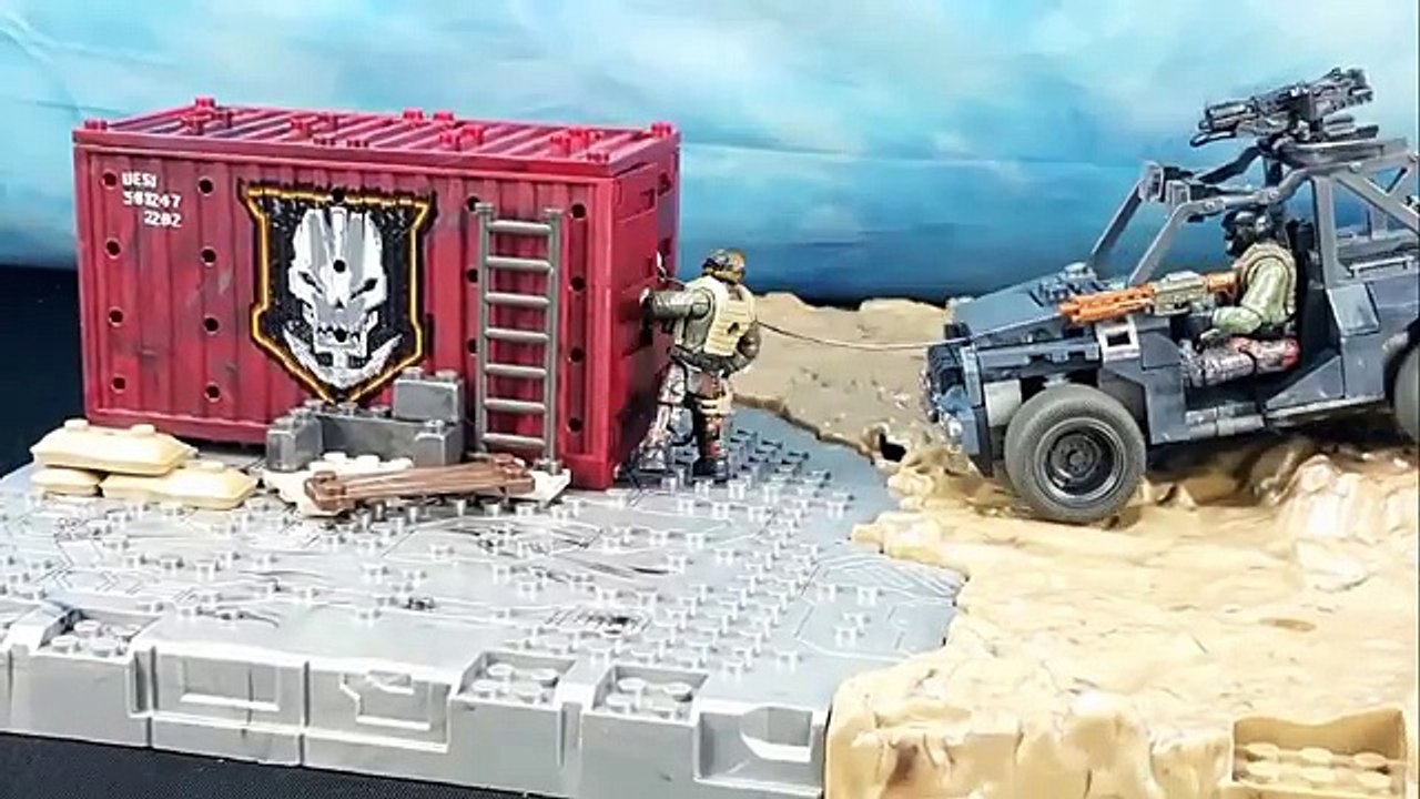 MERCENARY OUTPOST ARMORY | Mega Bloks Construx Call of Duty Set | Detailed Stop Motion Review