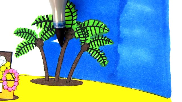 Peppa Pig Daddy Pig Playing Coloring Pages - Peppa Coloring Book - Learning Drawing Videos For Kids