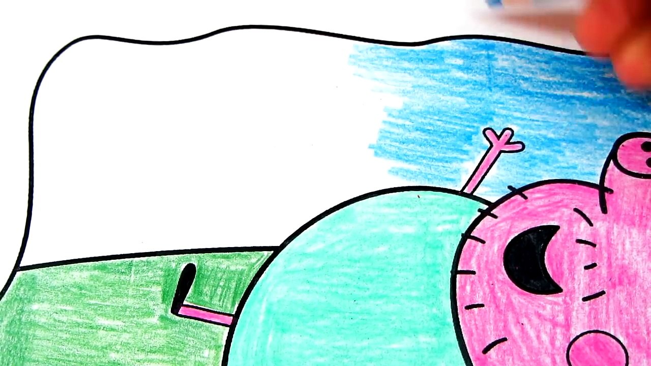 Peppa Pig Coloring Book Pages Kids Fun Art Coloring Videos for Children