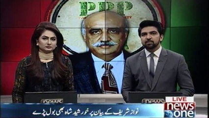 The government should decide what to do on Nawaz Sharif's controversial statement, Khurshid Shah