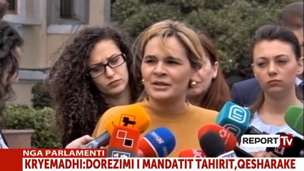 Report TV - ‘Jo mo burrë’/ Kryemadhi: Rama iu lut Tahirit, më mirë të largohet vetë!