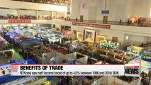 Trade boosted N. Korea's real income by up to 4.5% since 1996