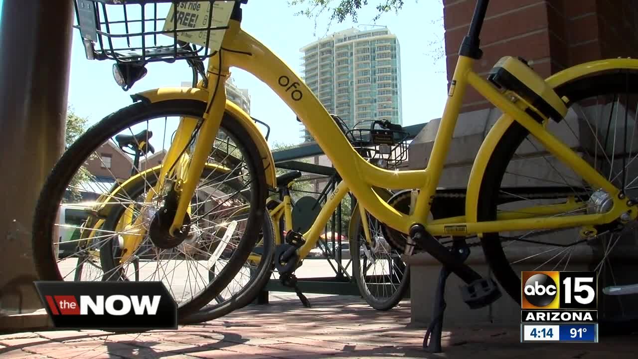 Tempe considering fining dockless bike companies