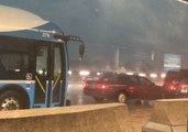 Tornado-Warned Storm Sweeps Over Dulles Airport