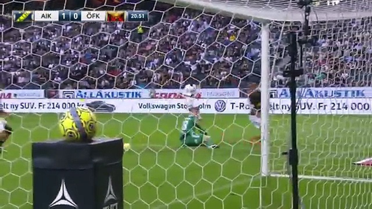 AIK 1:1 Ostersunds (Sweden. Allsvenskan. 14 May 2018)