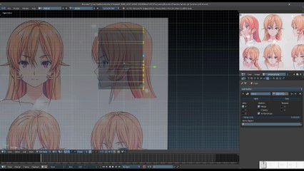 Blender: Creando un modelo estilo Anime Parte 3