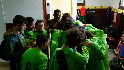 Cri de victoire après la victoire 1 a 0 contre Noaille